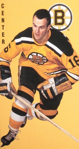 Former Boston Bruins player Murray Oliver died Sunday after a heart attack, he was 77. Oliver played for the Bruins during the 1960/61 to 1966/67 seasons. He played in 426 games, scoring 116 goals with 214 assists for 330 points for the Bruins. He was an All Star during the 1963, 1964, 1965, and 1967 seasons. He broke into the NHL with the Detroit Red Wings and was the runner-up to Bill Hay of the Black Hawks for the the Calder Trophy in 1959/60 after scoring 20 goals for the Red Wings. After the Bruins he played for the Toronto Maple Leafs and Minnesota North Stars.